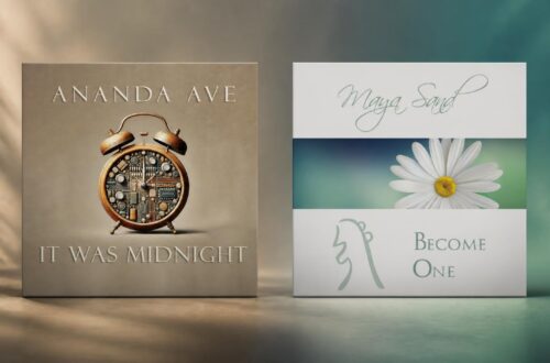Cover artwork for It Was Midnight by Ananda Ave and Become One by Maya Sand, featured in an October 2026 piano music review.